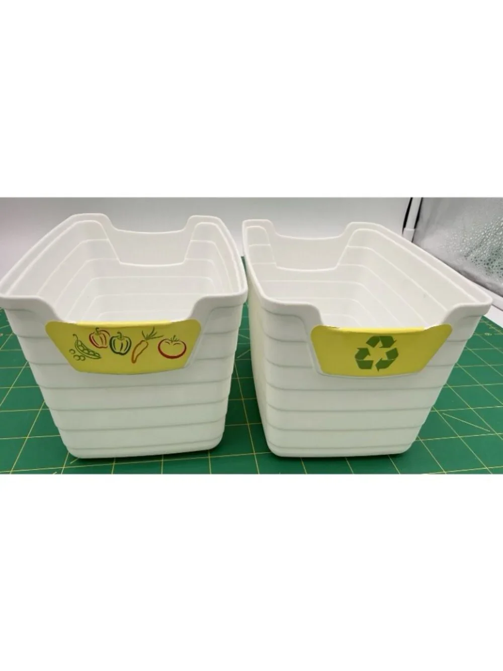 Step 2 Kitchen Vegetable And Recycling Bins With Accessories